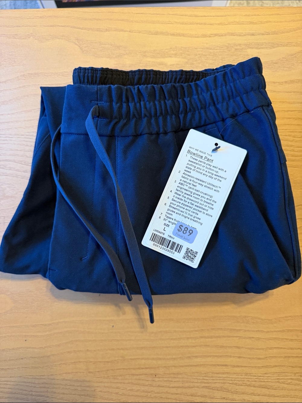 lululemon athletica Navy Bowline Pant